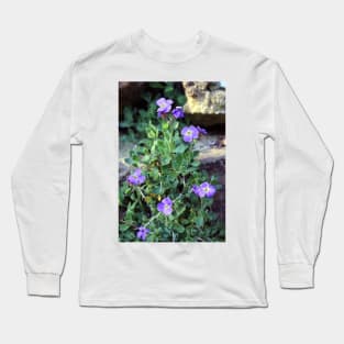 Purple Wildflowers Long Sleeve T-Shirt